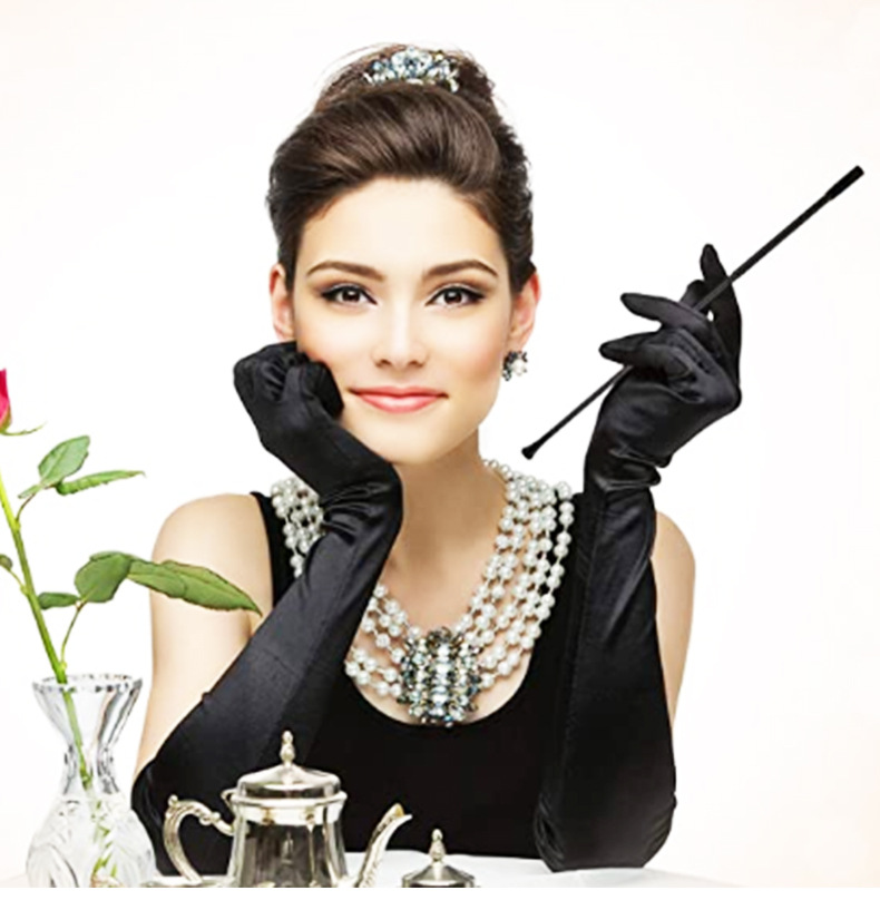 20g Weight Gloves, Jewelry Set Classification Women'S Fashion Love Solid Color Gloves Jewelry Set