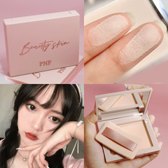 PNF Featherlight Translucent Powder Cake Concealer, Natural Makeup Brightening Skin, Wet and Dry Use, Replenishing Powder for Oily Skin, Cross-Border