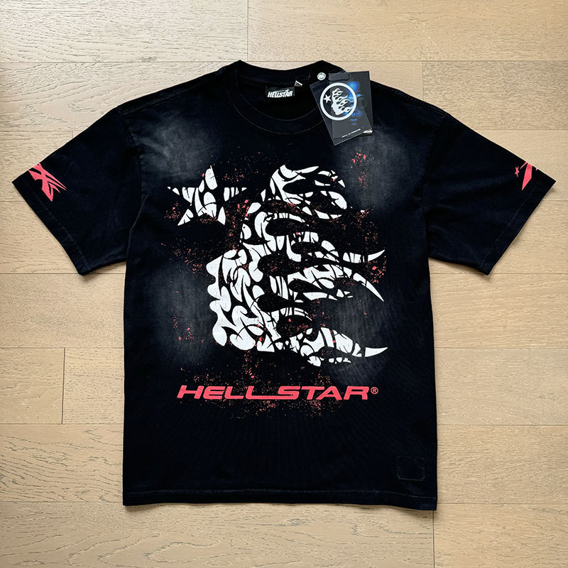 新型美潮Hの星シリーズプリント双紗純綿カジュアル男女夏カジュアルゆったり半袖tシャツ|undefined