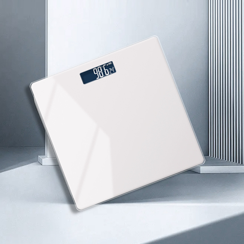 一件 電子秤USB充電家用人體稱 加厚鋼化玻璃