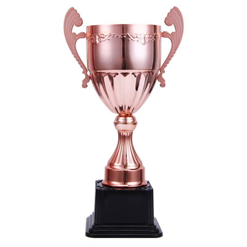 Fabricante modelo alemán nuevo trofeo de metal trofeo de estudiante Premio deportivo premio de educación empresarial galvanoplastia de metal
