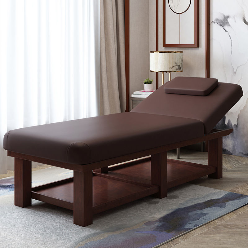 Fábrica directa cama de belleza de madera sólida sala de belleza multifuncional con agujeros de moxibustión cama de fisioterapia cama de masaje de belleza cama de masaje image 40