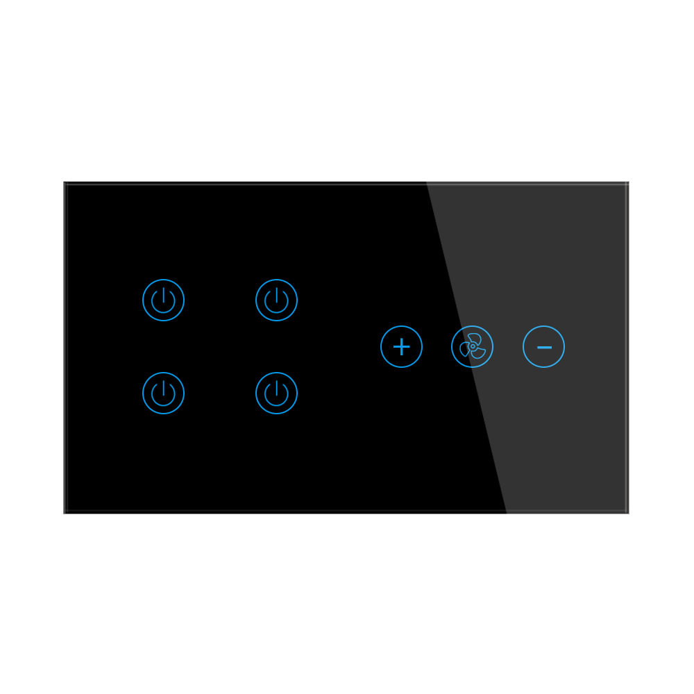 Four open+speed adjustment (wifi version) black