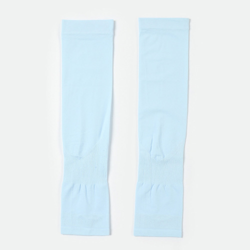 Summer mosquito repellent sun protection sleeves for women, solid color ice silk ice sleeves, ice-sense anti-UV gloves, men's arm sleeves
