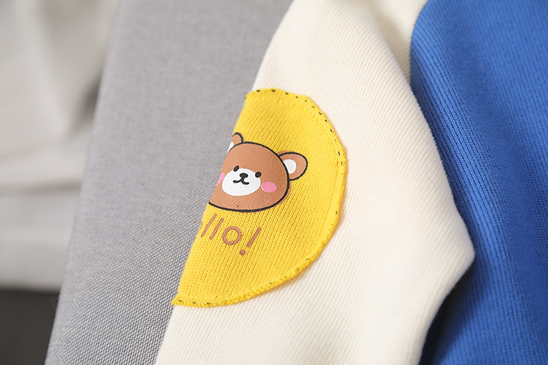 2022 New Spring Autumn Clothing Set Korean Edition Boys Handsome Middle and Young Children's Western Sports_voghion.com