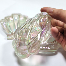 透明塑料渐变七幻彩镀膜工艺 abs真空电镀塑胶表面处理加工