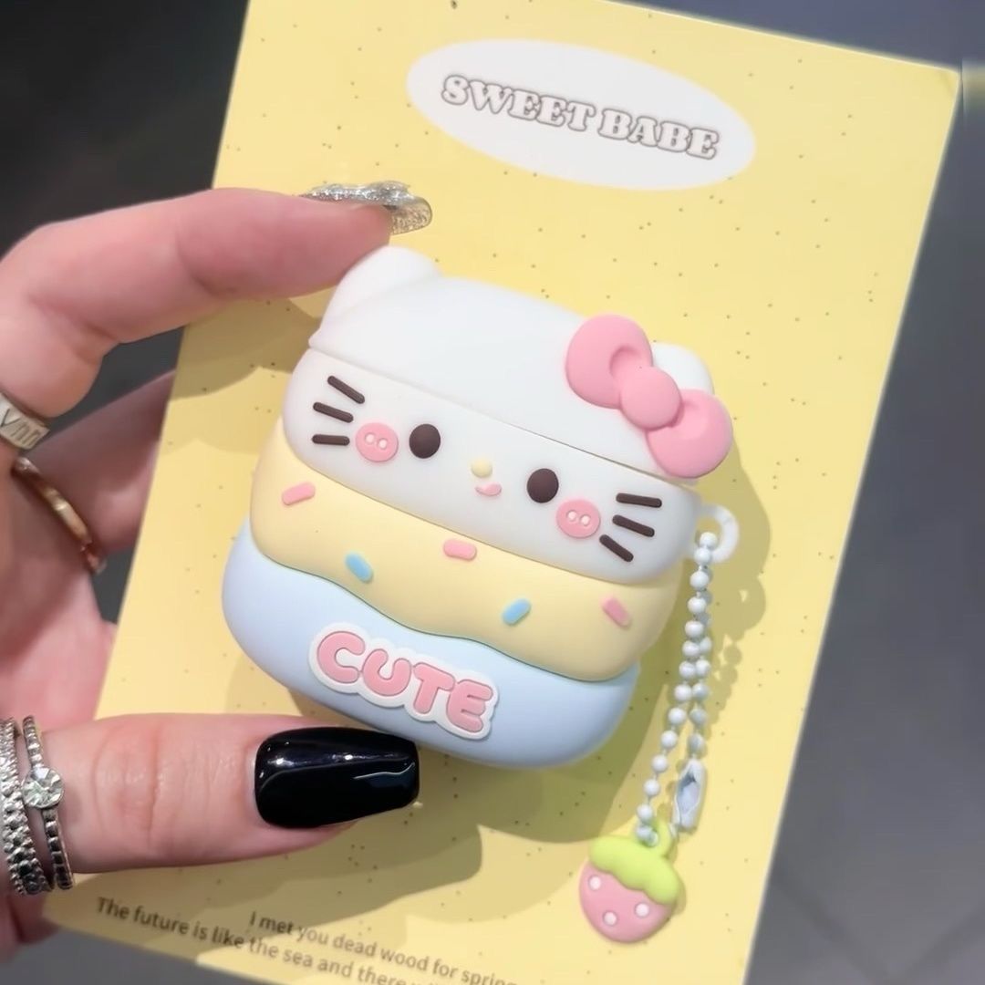 适用于苹果airpods1/2/3/4代保护套硅胶airpods3代耳机壳卡通