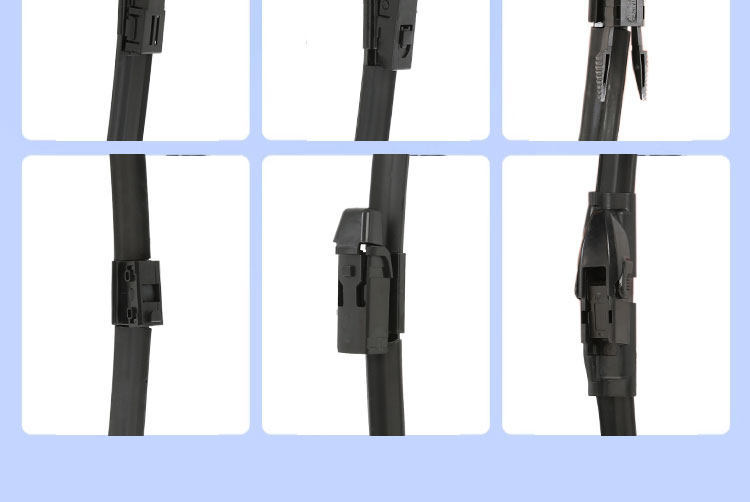 Six-layer rubber strip wipers suitable for Zero Run C10/S01/t03/C01/Frameless Silent HD 6-Rubber-Strip Wipers