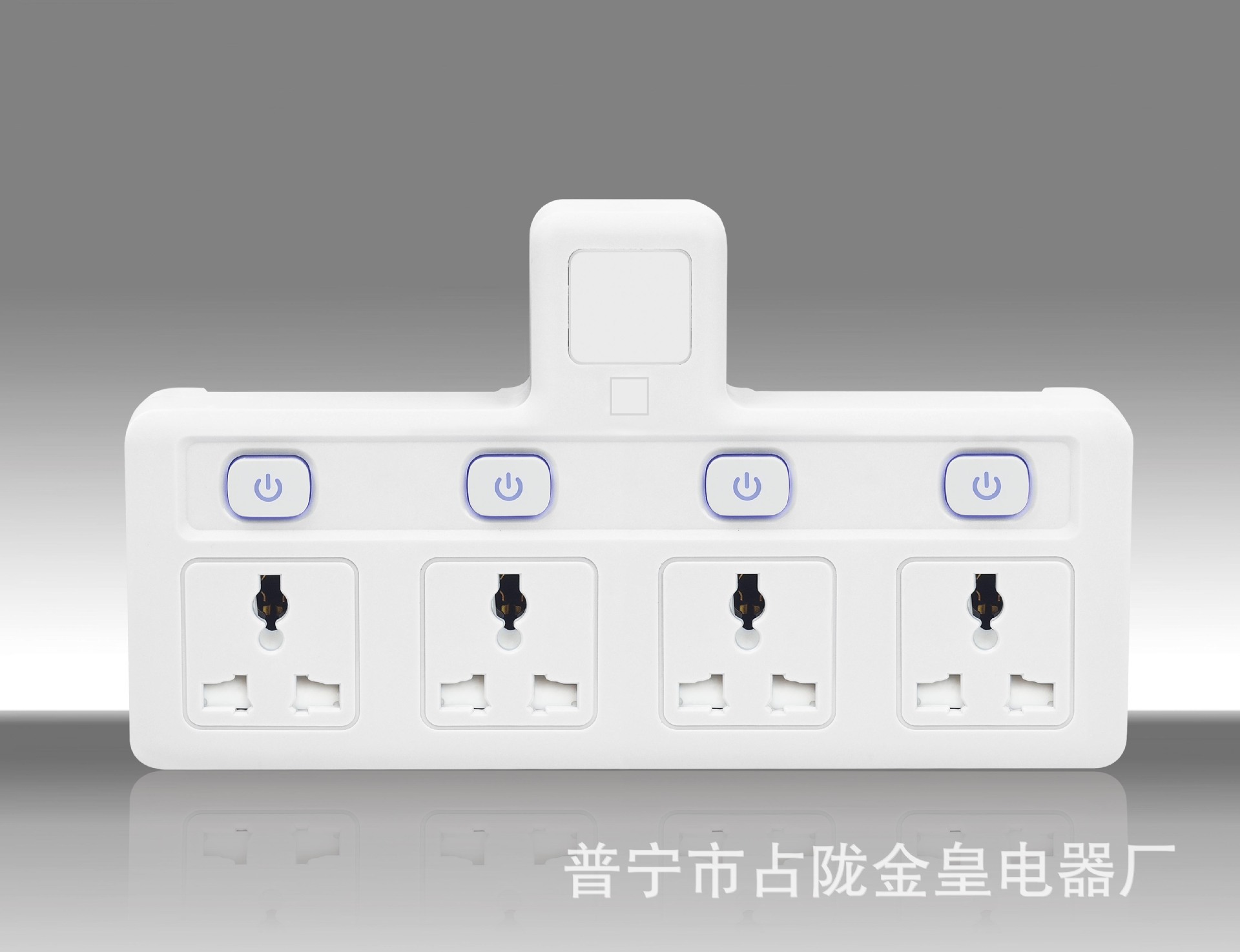 1 - 3 - 1 - 4 USB cargador multi-interruptor de control dividido con convertidor de luz de noche