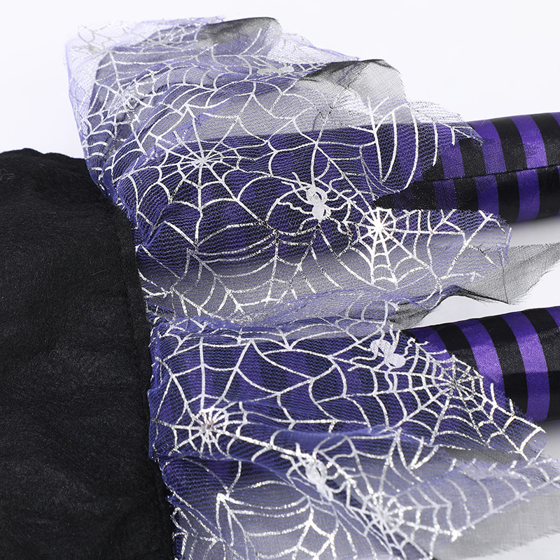 Halloween tela de araña falda bruja pierna dibujos animados decoración bruja pie Halloween colgante decoración de fiesta props en stock