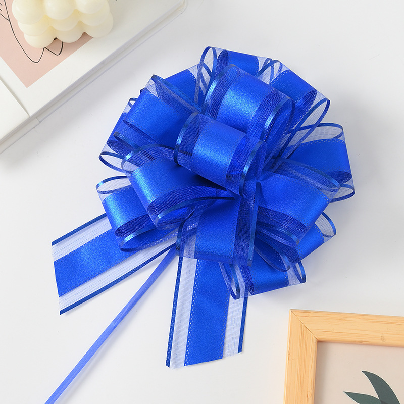 Transfronterizo 2024 nuevo estilo 50 flores de bola de gasa de nieve de cebolleta grande Regalos de Navidad Flores de vacaciones Embalaje de cesta de frutas Lavado