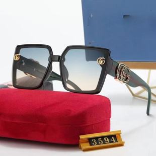 New fashion large frame trendy retro men's and women's sunglasses street photography travel anti-glare sunglasses cross-border foreign trade