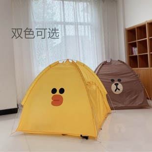 Children's Indoor Outdoor Camping Mosquito-proof Game House Tent Full-automatic Quick Opening Tent Installation-free Small House