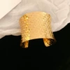 Golden small woven bracelet