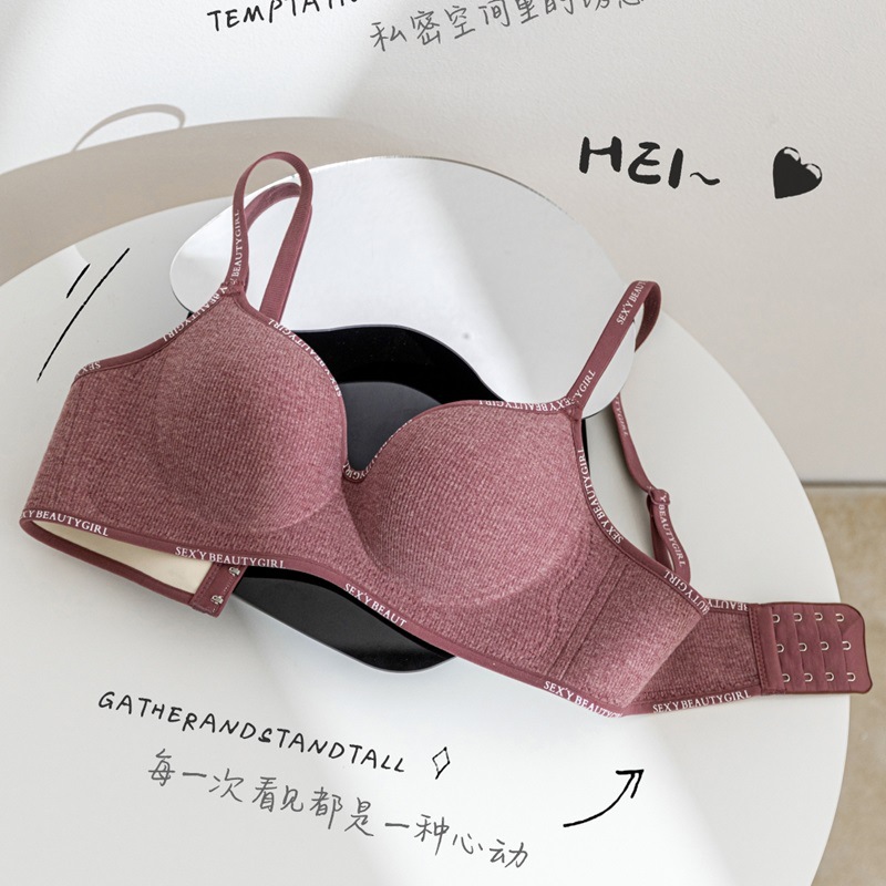 Los pechos pequeños de las mujeres de la ropa interior se juntan y se muestran grandes, sin anillo de acero, cómics engrosados, pecho superior, sujetador anti-flacidez, ropa interior de niña, verano