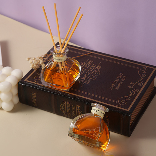 Air Freshener Non-Flame Aroma Diffuser Bamboo Stick Living Room Decor Shangri-La Gradient Mongolian Yurt Aroma 50ml