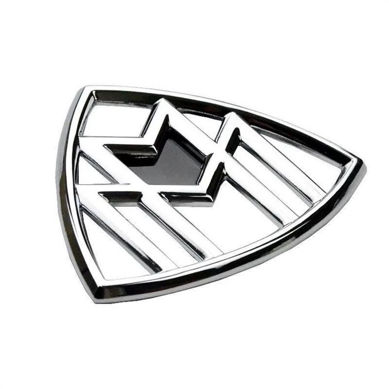 Suitable for Mercedes-Benz S-Class Maybach, S560 car emblem, English lettering, rear tail emblem, steering wheel emblem, key fob cover