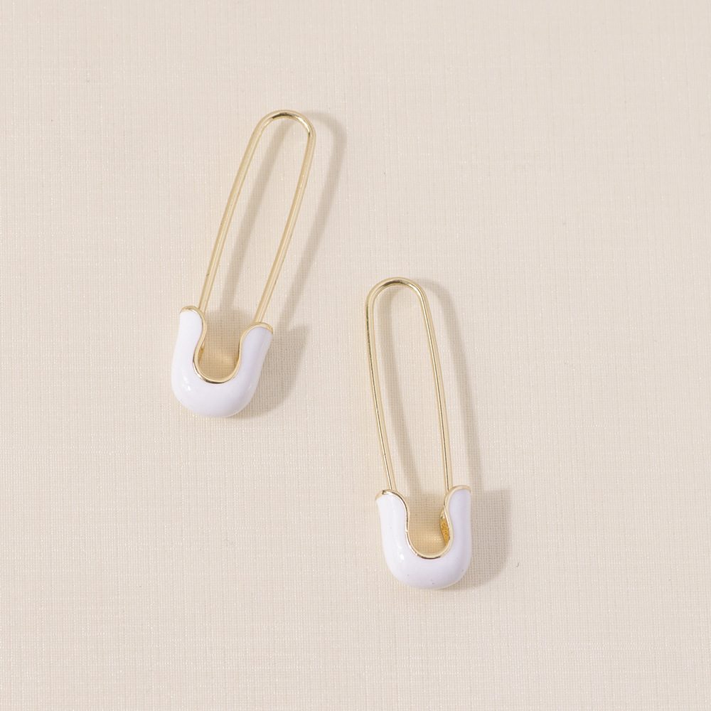 1 Pair Simple Style Color Block Alloy · Ear Studs display picture 4