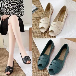 2024 new sandals women's summer fashion all-match trendy mom shoes non-slip soft bottom comfortable women's casual shoes