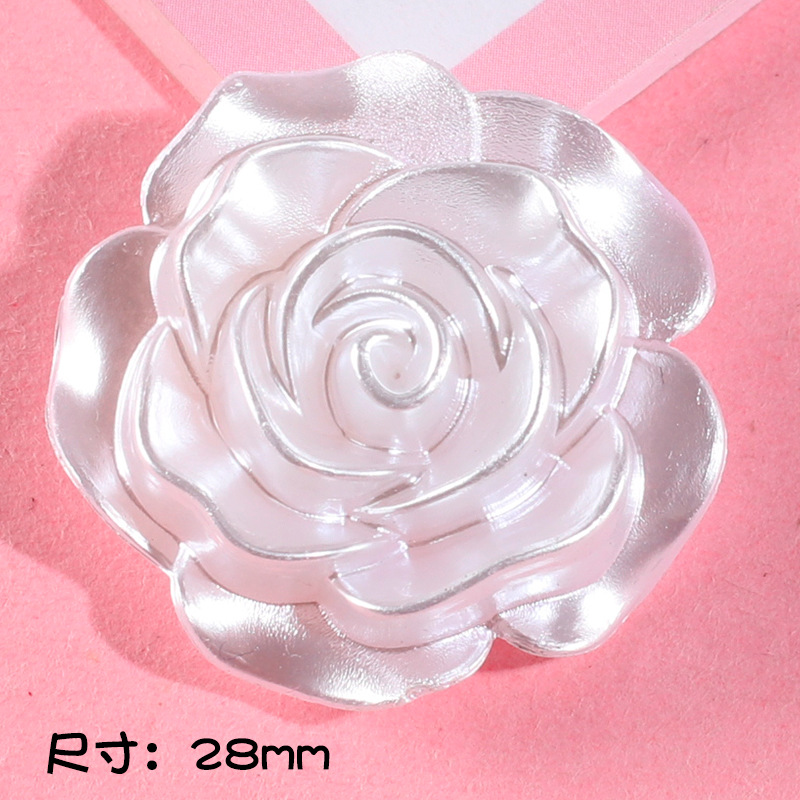 Perla grado borde dorado Borde de plata Rosa crema pegamento teléfono caso DIY material hecho a mano decoración creativa
