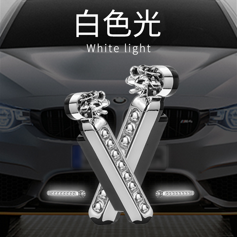 風力日ランプ自動車中網警告フラッシュ車載風力発電led無配線風改装飾ランプ|undefined
