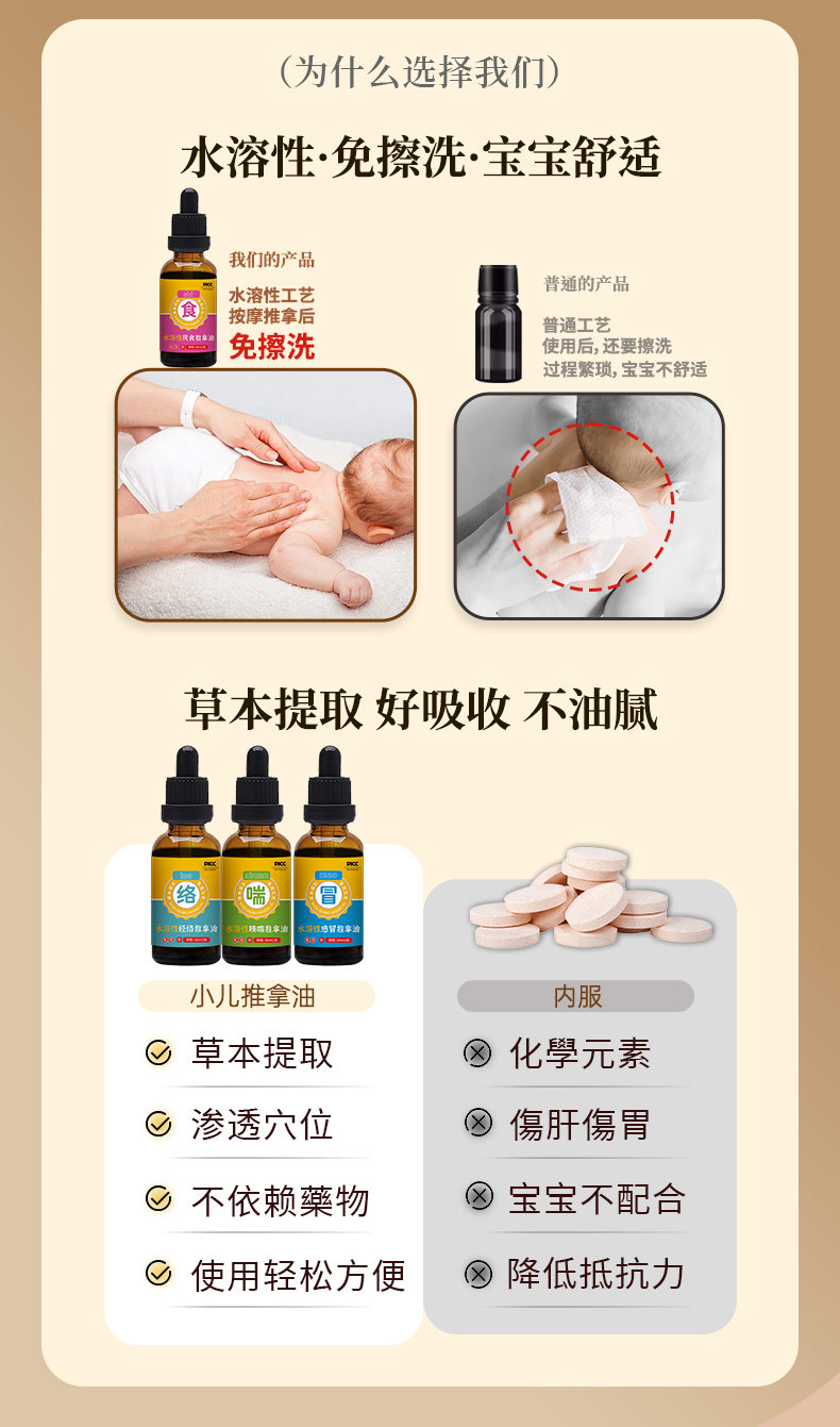 Pediatric Tui Na Massage Oil for Abdominal Comfort and Respiratory Wellness 30ml specifications