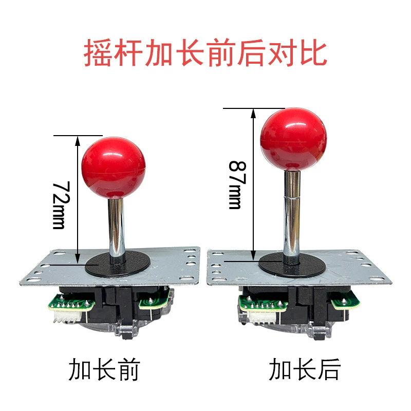 Joystick for double, treasure chest, long game console with accessories
