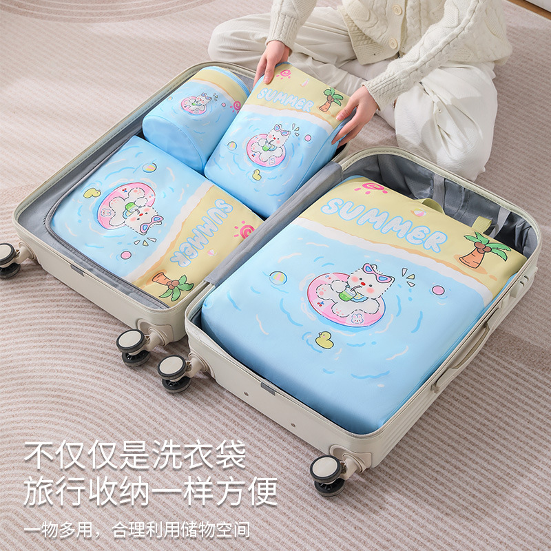 スイミングパピー 70 グラムファインメッシュプリントランドリーバッグ肥厚変形防止ランドリーバッグ特別なメッシュバッグブラジャーケアバッグ|undefined