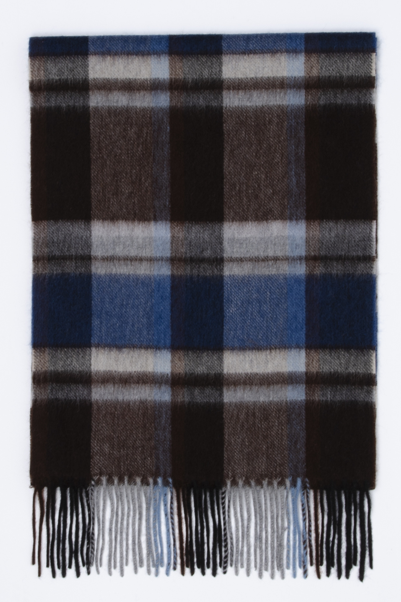 Mongolia interior puro cachemir lana de lana teñida en hilo a cuadros ondas de agua otoño e invierno bufanda para hombres y mujeres