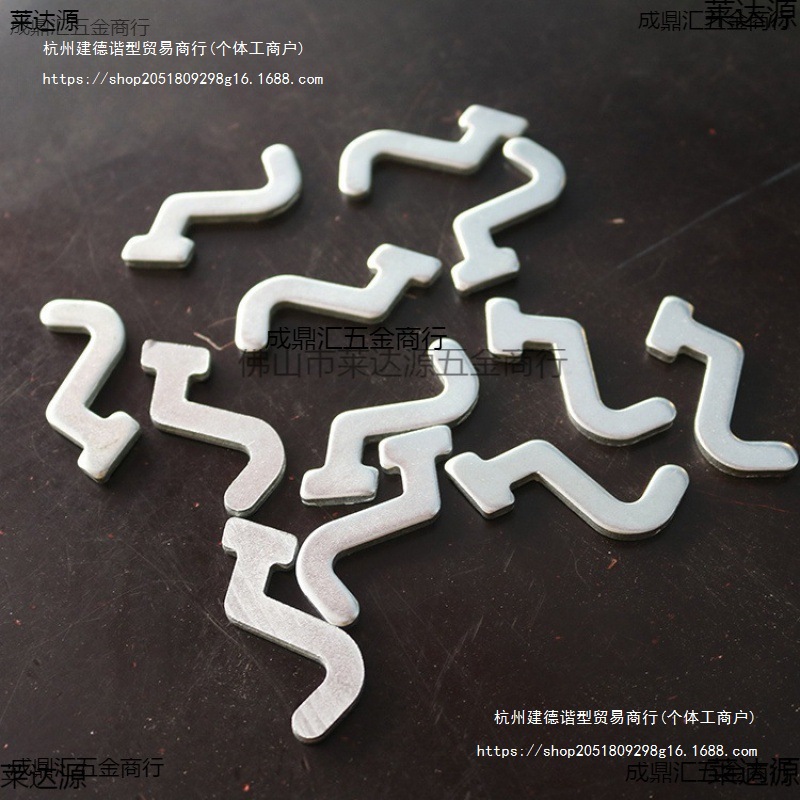 安全销中型货架保险扣扁插销镀锌安全栓重型阁楼货架安全销锁扣