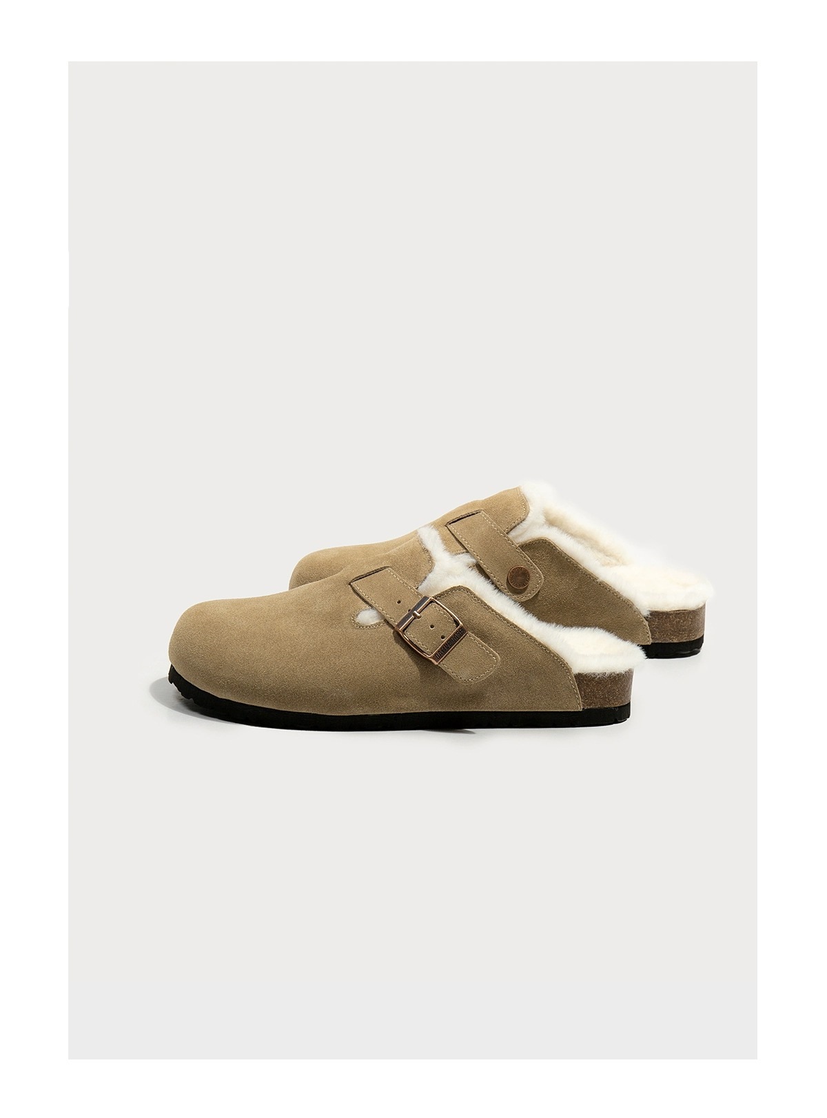 Scarpe da interni comode pantofole traspiranti da camera da letto a punta aperta in peluche da donna_voghion.com