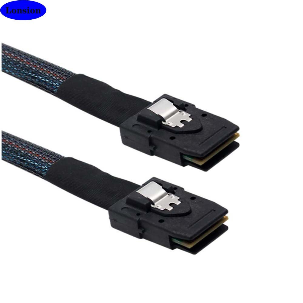 MINI SAS 8087转MINI SAS 8087服务器机内高速连接线束