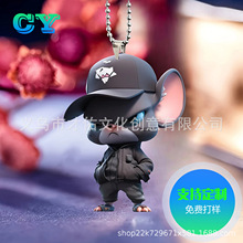 跨境新品现货老鼠等混合卡通平面亚克力挂件亚克力钥匙扣