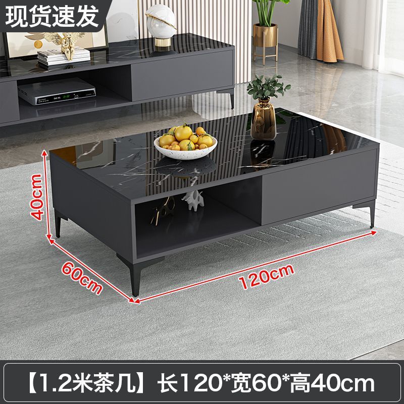 Mueble de TV, combinación de mesa de centro simple, sala de estar de lujo ligero, nuevo gabinete de piso, dormitorio de apartamento pequeño, gabinete de TV simple al por mayor image 7