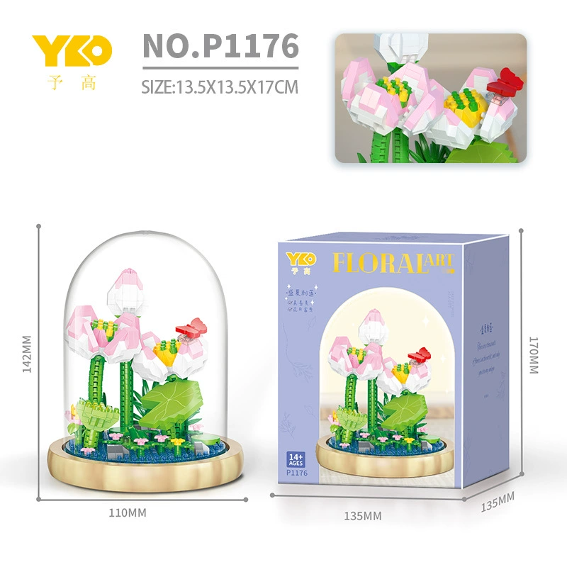 Constructor, toy, music box, sunflower, Birthday gift