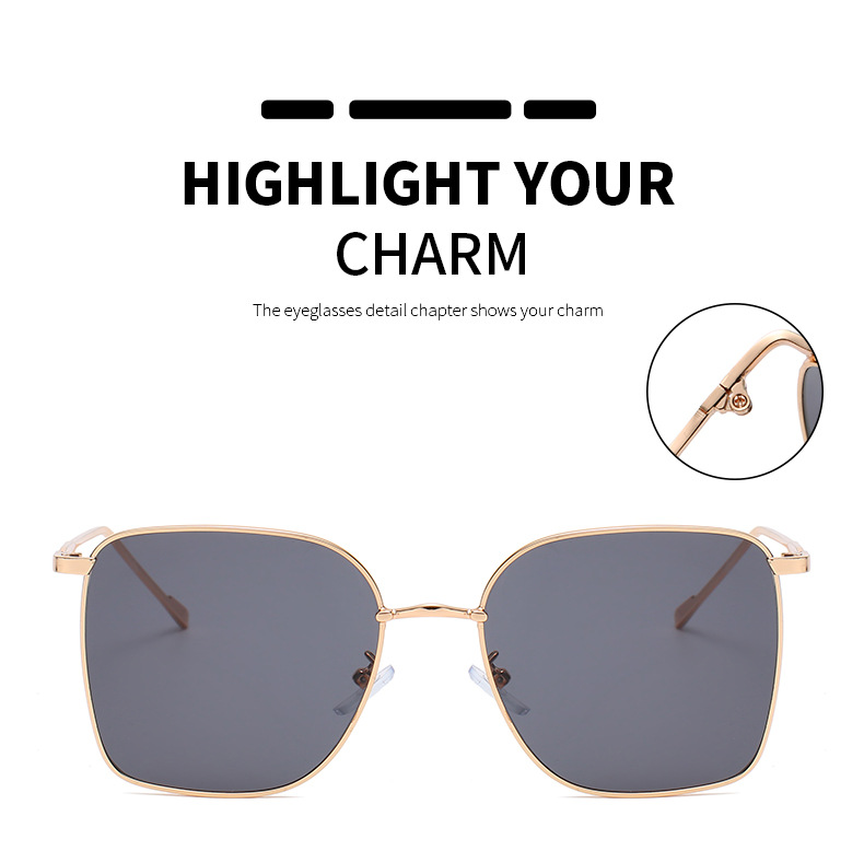 45g Weight Sunglasses Classification UV400 Protection Lens Material Outdoor Occasion Metal Material Geometric Pattern Unisex Gender Fashion Style Pink, Purple, Green, Gold, Black Color Fashion Geometric UV400 Protection Women's Sunglasses 2