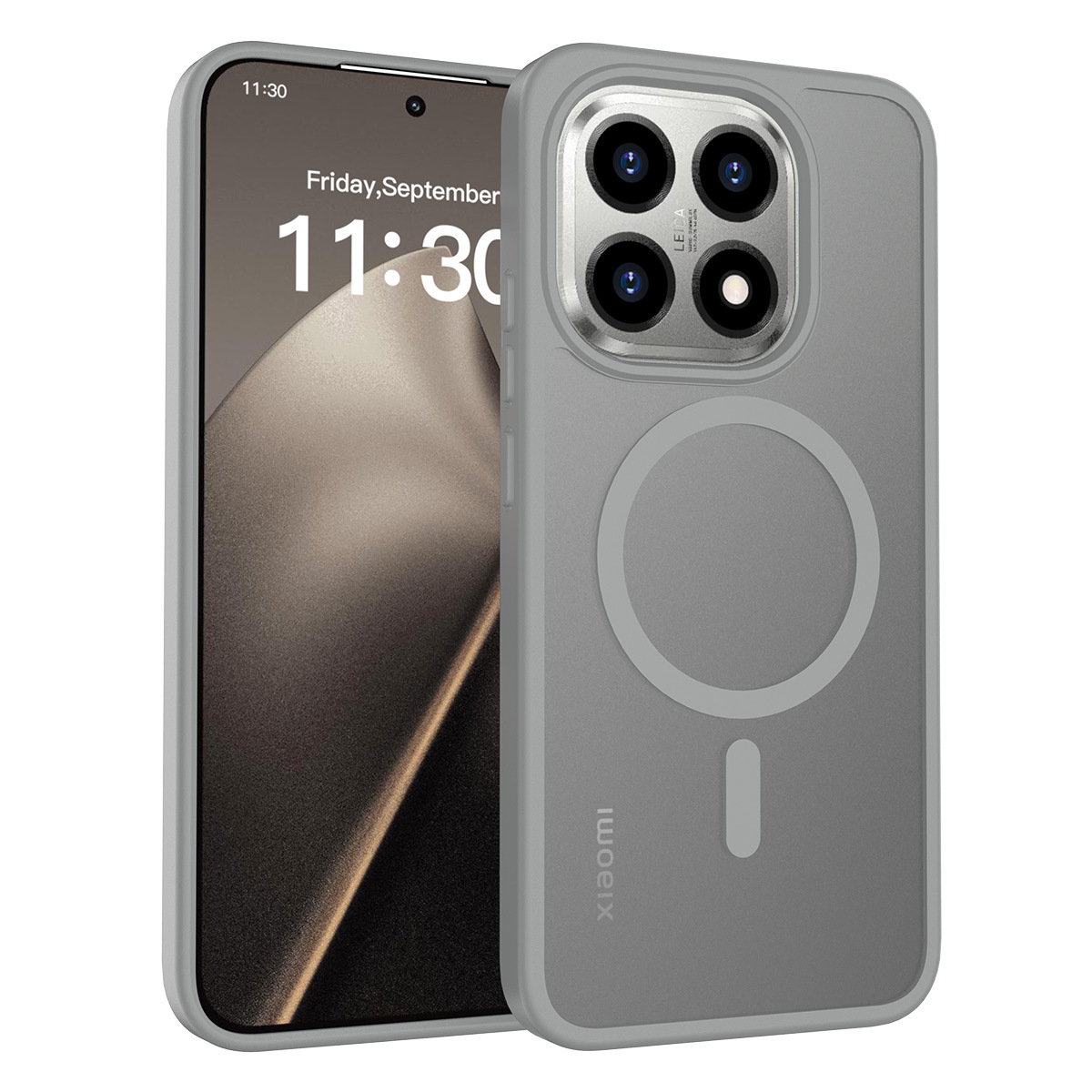 Aplicable en el extranjero Xiaomi 15T succión magnética caso de teléfono celular sensación de piel semipermeable anti-caída 17Pro caso de protección al por mayor