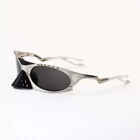 Outdoor Sports Polarized Sunglasses for Men and Women, Retro Heavy Metal Cycling Punk Sunglasses X-Metal9437