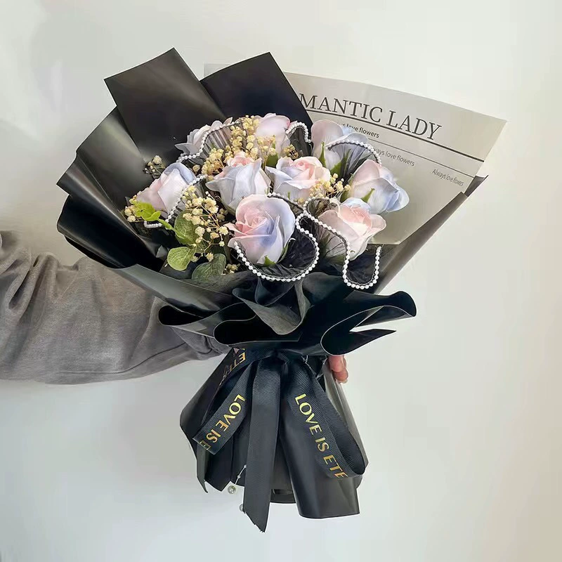 Подарок на день рождения, роза, вечный детский дыхание, настоящий цветок, искусственный букет, выпускной, парень, подруга, лучший друг, признание, День святого Валентина