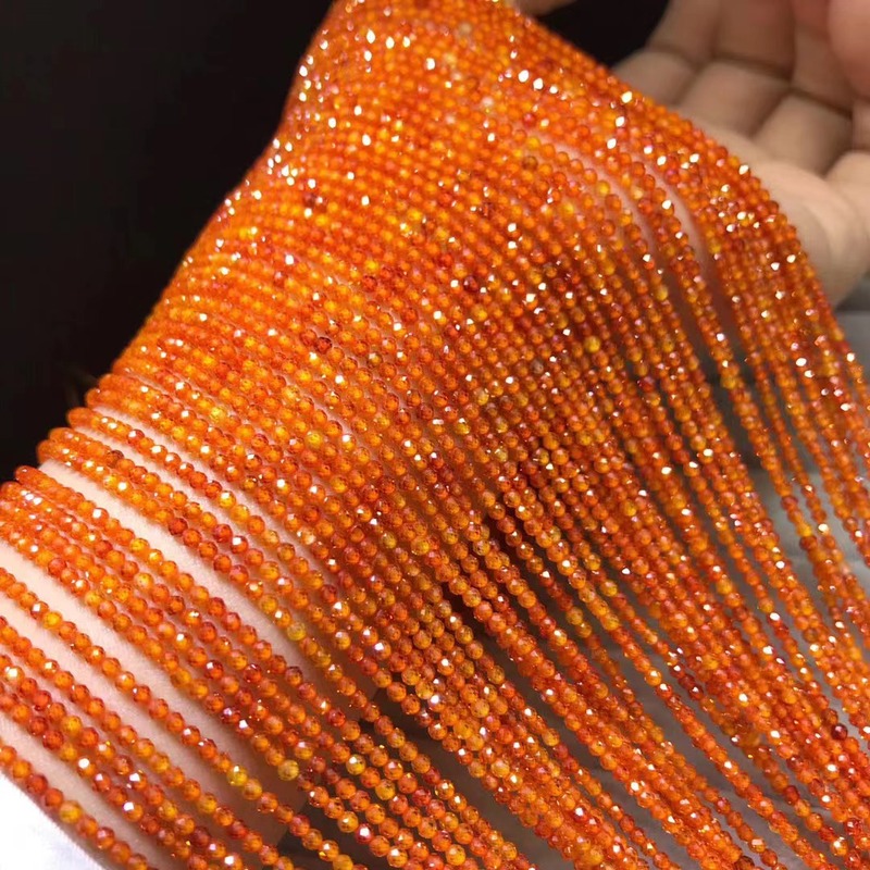 Mingdu クリスタルカラージルコンサッカーフェイスルースビーズ DIY ジュエリーアクセサリー赤黄青緑白ジルコン DIY ビーズ|undefined
