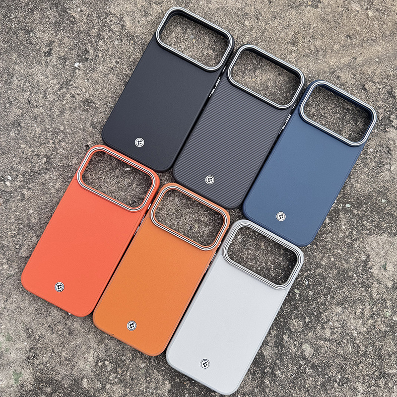 Spigen Is Suitable for Iphone17Promax Business Leather Magnetic Anti-Slip Apple 17Pro Anti-Fall Mobile Phone Case Spigen Is Suitable for Iphone17Promax Business Leather Magnetic Anti-Slip Apple 17Pro Anti-Fall Mobile Phone Case