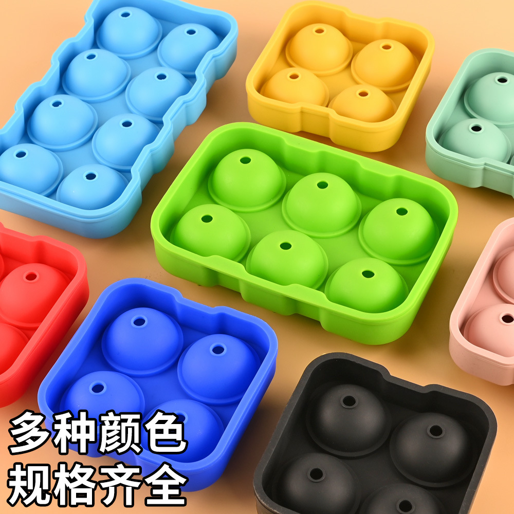 Cubetera con Tapa de Panal de Silicona con Congelación Rápida para Uso Doméstico