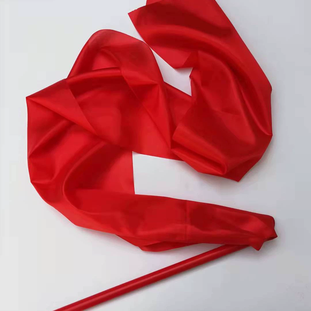 Yangge красная шелковая лента танцевальная шелковая лента красная шелковая лента