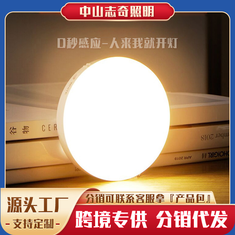 led智能人体感应usb充电小夜灯橱柜灯 感应夜灯衣柜灯小夜灯|ms