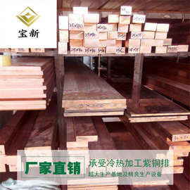 镀锡铜排 接线铜排国标T2铜排 打孔切割折弯导新能源纯铜
