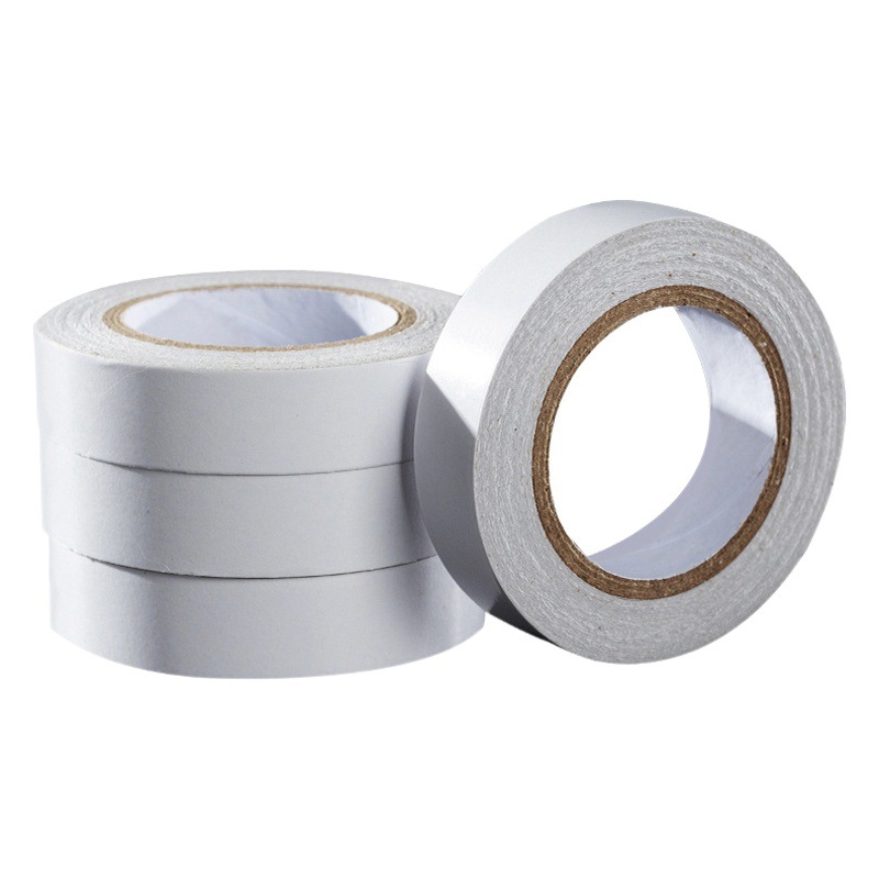 工場卸売り高粘度ホットメルト両面テープ学生白い手裂き強力両面テープ透明事務用品