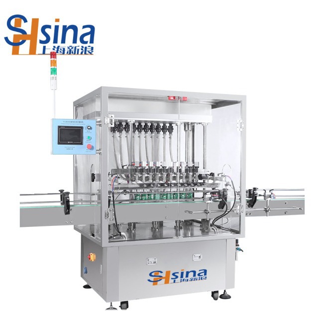 全自动多头膏体 液体灌装机 旋盖机 封口机 不锈钢输送带流水线设