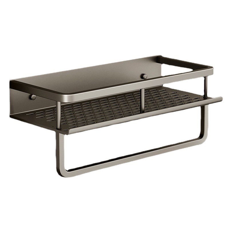 Bathroom Storage Rack, No-Drill Wall-Mounted Bathroom Toilet Washbasin Storage Shelf