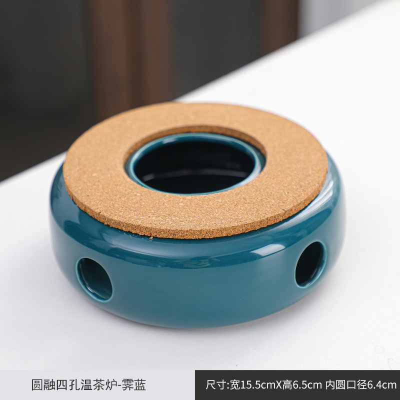 Directo de fábrica de té de la vela calentador de cerámica de la preservación del calor del hogar calefacción calentador de té restaurante Hotel calentador de té