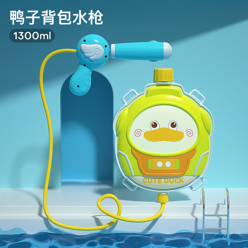 Mochila infantil juguetes de tiro de agua de playa de verano barraca eléctrica de cabello continuo pistola de rociador de agua al por mayor